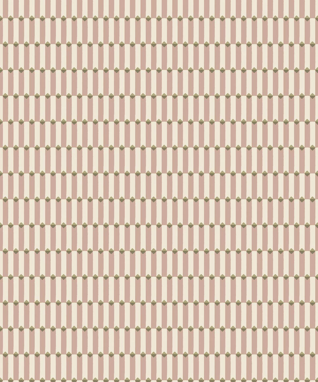 Petite Prints Collection by Milton and King Studio - Petite Prints: Geometrics - Axis Wallpaper - Colourway: Blush - Swatch