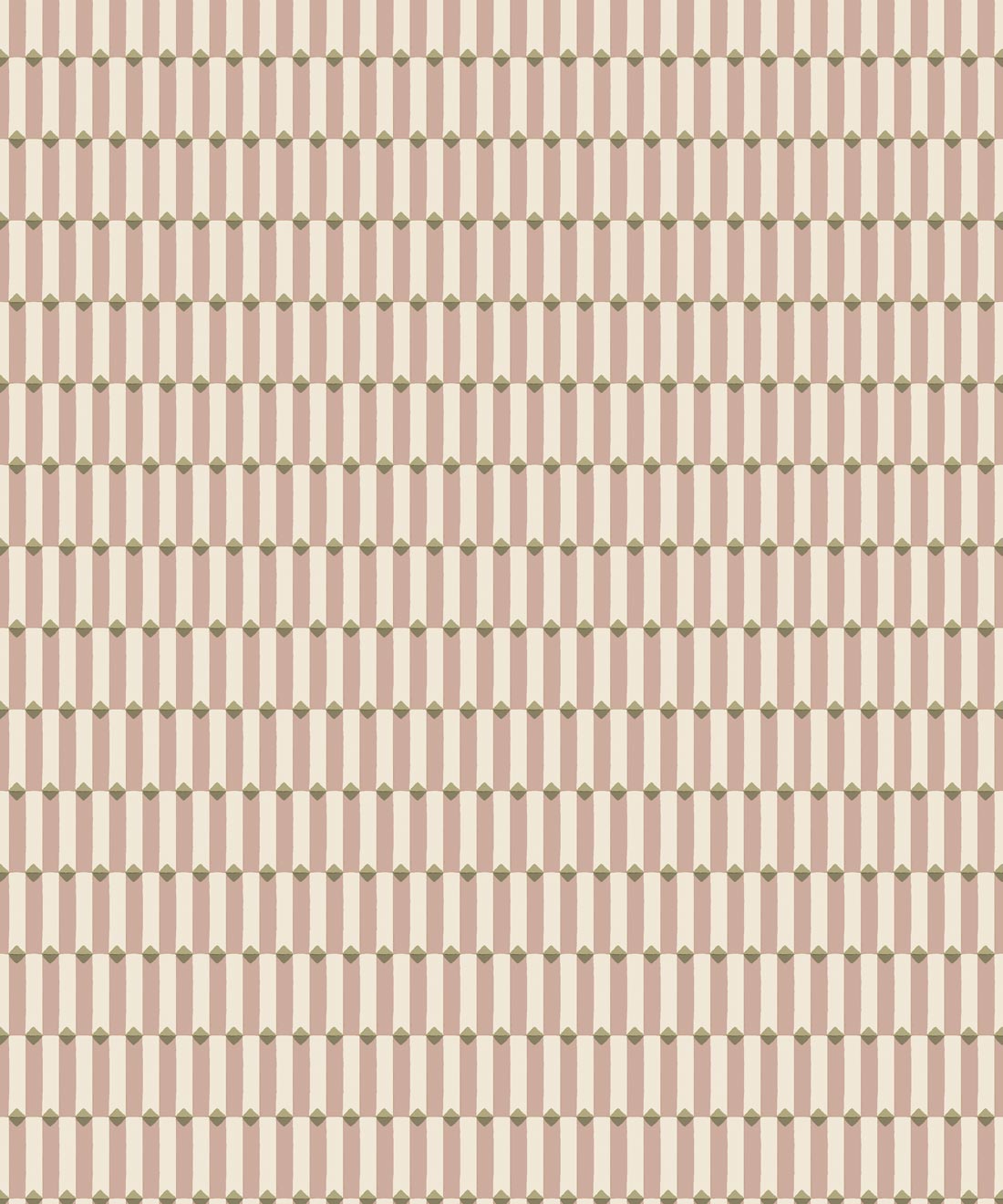 Petite Prints Collection by Milton and King Studio - Petite Prints: Geometrics - Axis Wallpaper - Colourway: Blush - Swatch