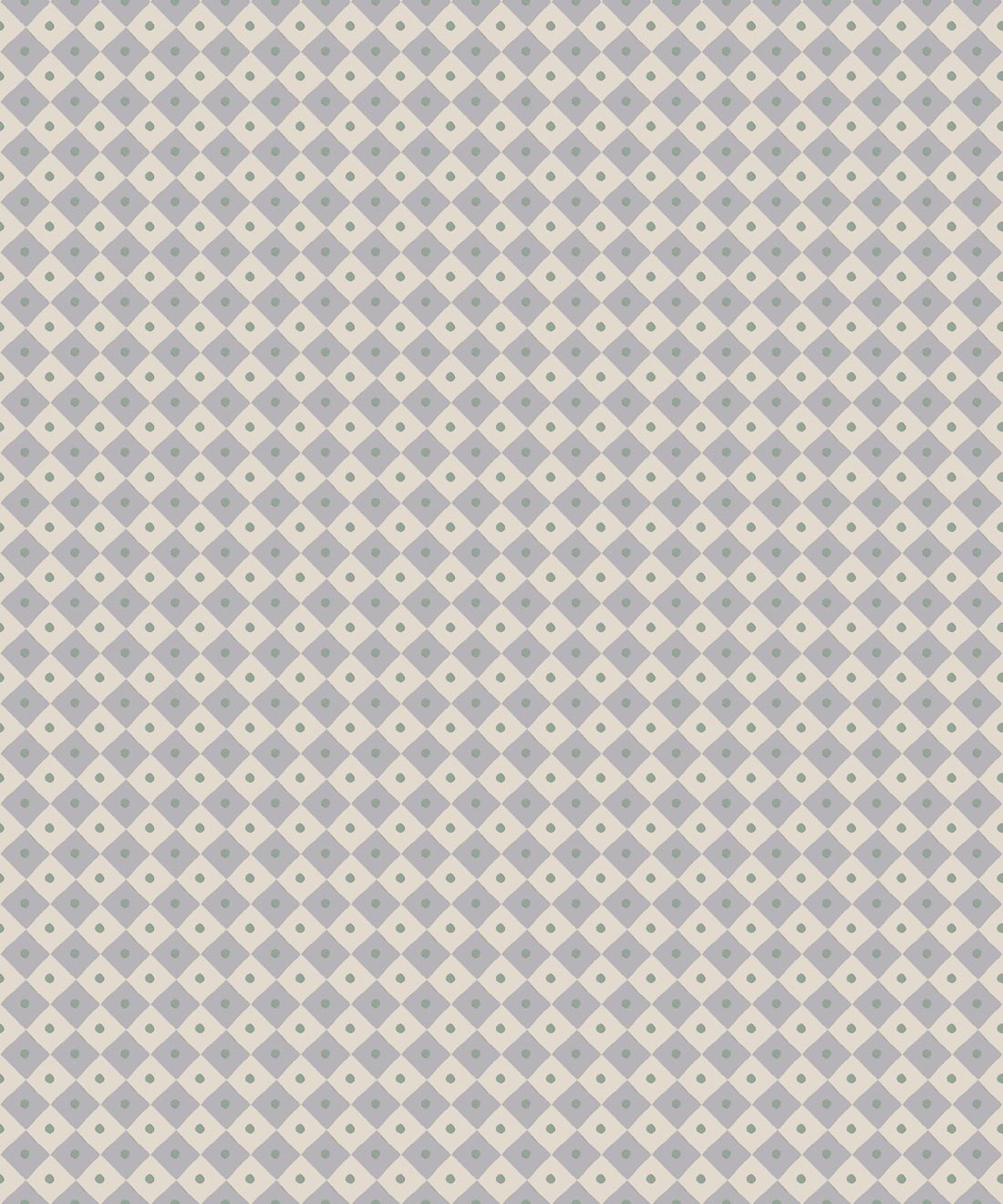Petite Prints Collection by Milton and King Studio - Petite Prints: Geometrics - Checkerboard Wallpaper - Colourway: Lilac - Swatch