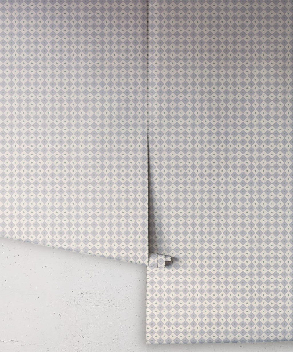 Petite Prints Collection by Milton and King Studio - Petite Prints: Geometrics - Checkerboard Wallpaper - Colourway: Lilac - Roll