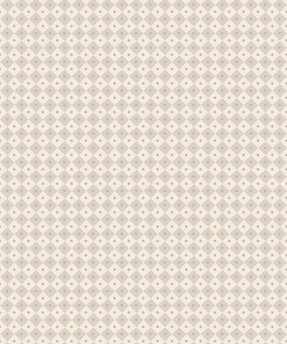 Petite Prints Collection by Milton and King Studio - Petite Prints: Geometrics - Checkerboard Wallpaper - Colourway: Wheat - Swatch