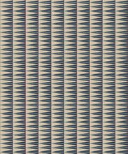 Load image into Gallery viewer, Petite Prints Collection by Milton and King Studio - Petite Prints: Geometrics - Flag Wallpaper - Colourway: Nautical - Swatch