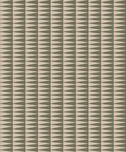 Load image into Gallery viewer, Petite Prints Collection by Milton and King Studio - Petite Prints: Geometrics - Flag Wallpaper - Colourway: Olive - Swatch