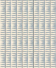 Load image into Gallery viewer, Petite Prints Collection by Milton and King Studio - Petite Prints: Geometrics - Flag Wallpaper - Colourway: Periwinkle - Swatch