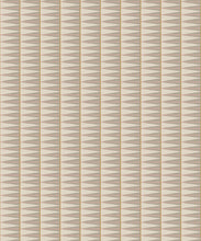 Load image into Gallery viewer, Petite Prints Collection by Milton and King Studio - Petite Prints: Geometrics - Flag Wallpaper - Colourway: Wheat - Swatch