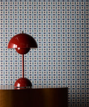Load image into Gallery viewer, Petite Prints Collection by Milton and King Studio - Petite Prints: Geometrics - Knot Wallpaper - Colourway: Flax - Insitu