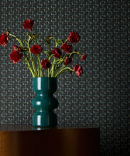 Load image into Gallery viewer, Petite Prints Collection by Milton and King Studio - Petite Prints: Geometrics - Orbit Wallpaper - Colourway: Indigo - Insitu