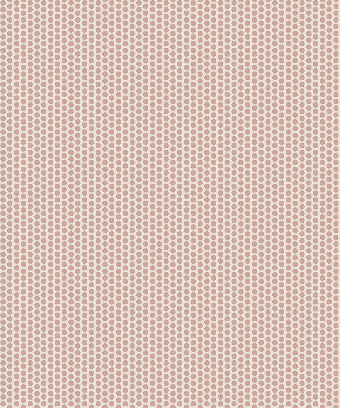 Petite Prints Collection by Milton and King Studio - Petite Prints: Geometrics - Spot Wallpaper - Colourway: Blush - Swatch