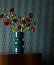 Load image into Gallery viewer, Petite Prints Collection by Milton and King Studio - Petite Prints: Geometrics - Spot Wallpaper - Colourway: Indigo - Insitu