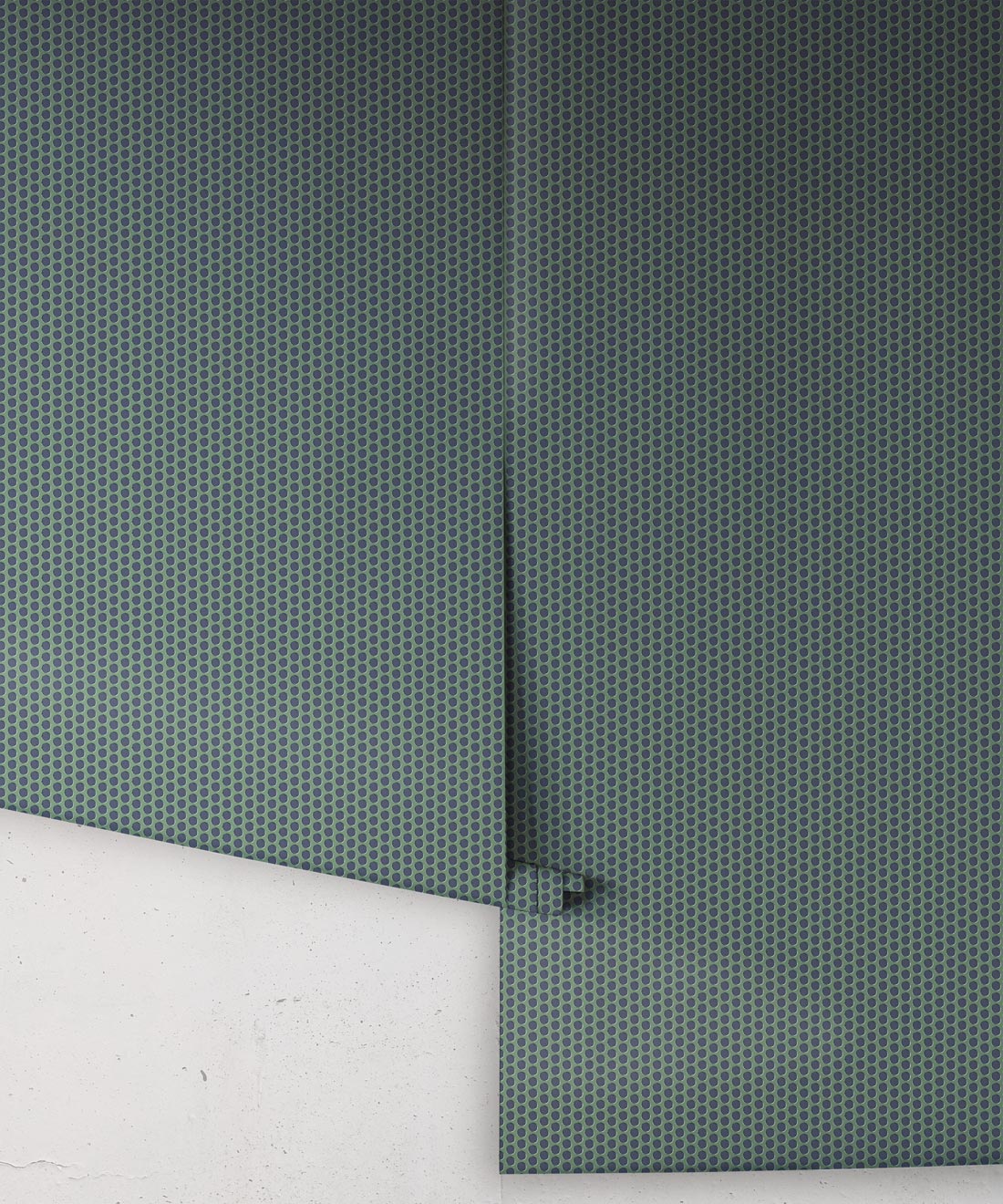 Petite Prints Collection by Milton and King Studio - Petite Prints: Geometrics - Spot Wallpaper - Colourway: Indigo - Roll