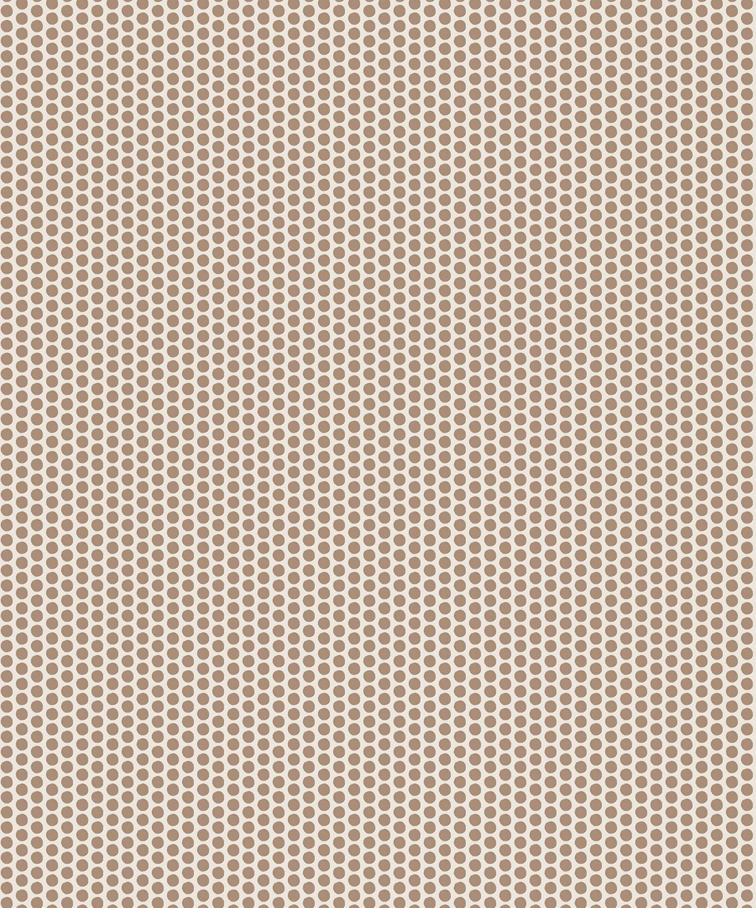 Petite Prints Collection by Milton and King Studio - Petite Prints: Geometrics - Spot Wallpaper - Colourway: Mink - Swatch