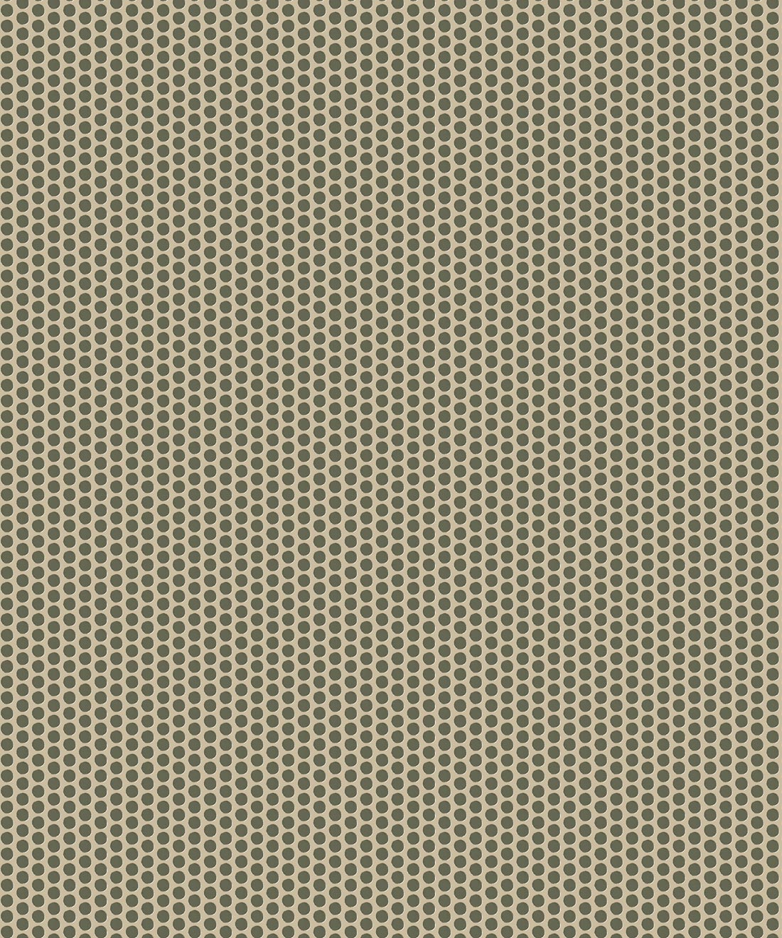 Petite Prints Collection by Milton and King Studio - Petite Prints: Geometrics - Spot Wallpaper - Colourway: Moss - Swatch