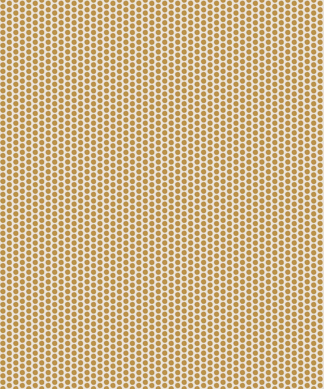 Petite Prints Collection by Milton and King Studio - Petite Prints: Geometrics - Spot Wallpaper - Colourway: Ochre - Swatch