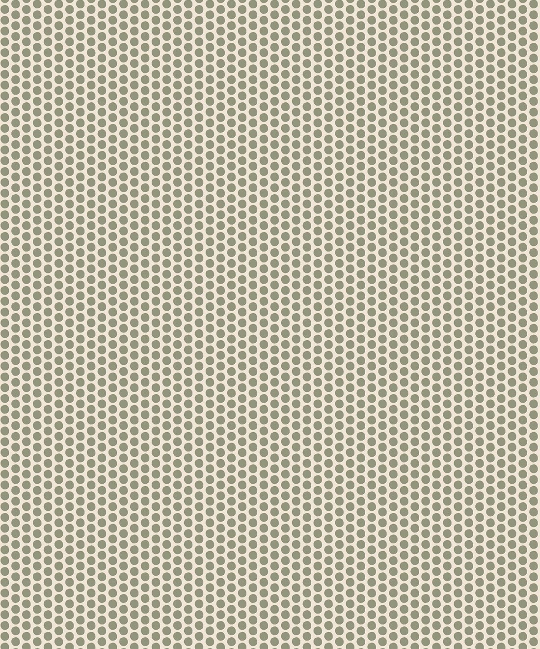 Petite Prints Collection by Milton and King Studio - Petite Prints: Geometrics - Spot Wallpaper - Colourway: Sage - Swatch