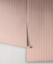 Load image into Gallery viewer, Big Top Wallpaper - Colorway: Blush - Petite Prints - Stripes Collection - Roll
