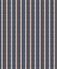 Load image into Gallery viewer, Big Top Wallpaper - Colorway: Navy - Petite Prints - Stripes Collection - Swatch