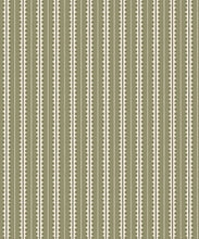 Load image into Gallery viewer, Big Top Wallpaper - Colorway: Olive - Petite Prints - Stripes Collection - Swatch
