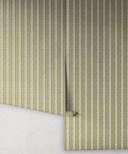 Load image into Gallery viewer, Big Top Wallpaper - Colorway: Olive - Petite Prints - Stripes Collection - Roll