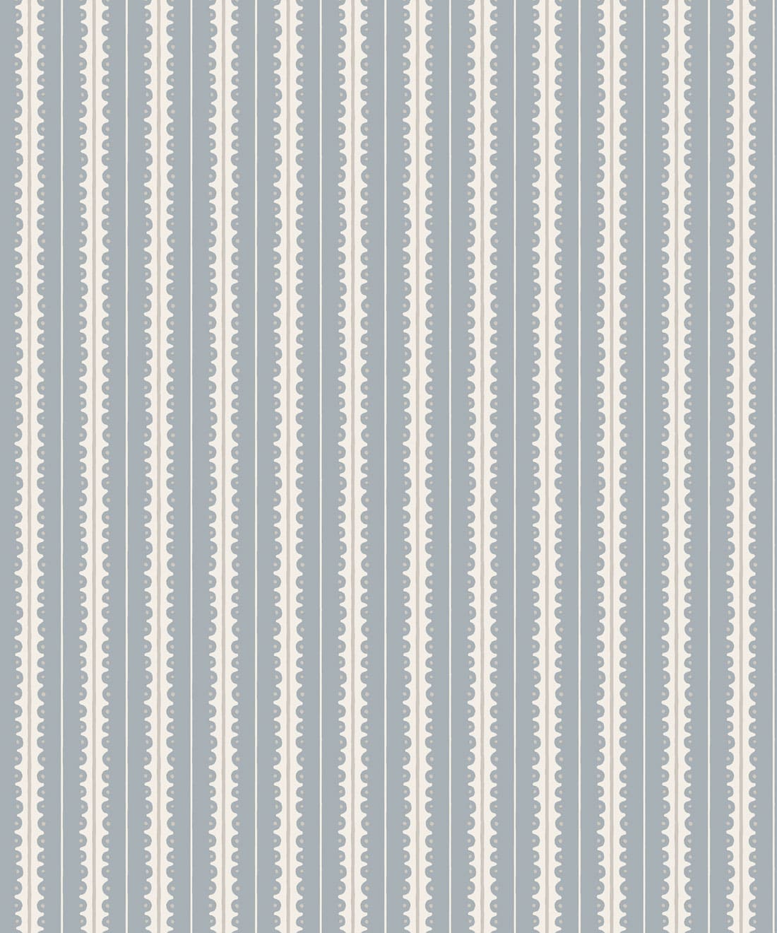 Big Top Wallpaper - Colorway: Periwinkle - Petite Prints - Stripes Collection - Swatch