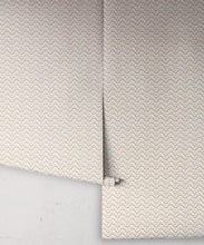 Load image into Gallery viewer, Dew Wallpaper - Colorway: Blush - Petite Prints - Stripes Collection - Roll