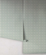 Load image into Gallery viewer, Nomad Wallpaper - Colorway: Teal - Petite Prints - Stripes Collection - Roll