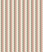 Load image into Gallery viewer, Otto Wallpaper - Colorway: Blush - Petite Prints - Stripes Collection - Swatch