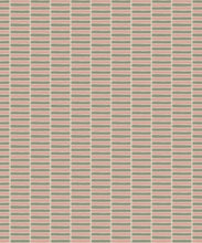 Load image into Gallery viewer, Rail Wallpaper - Colorway: Blush - Petite Prints - Stripes Collection - Swatch