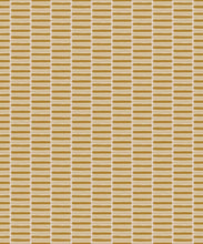 Load image into Gallery viewer, Rail Wallpaper - Colorway: Golden - Petite Prints - Stripes Collection - Swatch