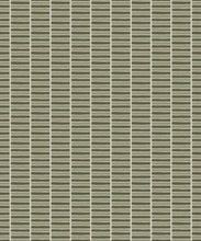 Load image into Gallery viewer, Rail Wallpaper - Colorway: Moss - Petite Prints - Stripes Collection - Swatch