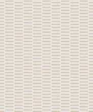 Load image into Gallery viewer, Rail Wallpaper - Colorway: Pebble - Petite Prints - Stripes Collection - Swatch