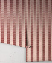 Load image into Gallery viewer, Rail Wallpaper - Colorway: Ruby - Petite Prints - Stripes Collection - Roll