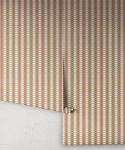 Load image into Gallery viewer, Reed Wallpaper - Colorway: Earth - Petite Prints - Stripes Collection - Roll