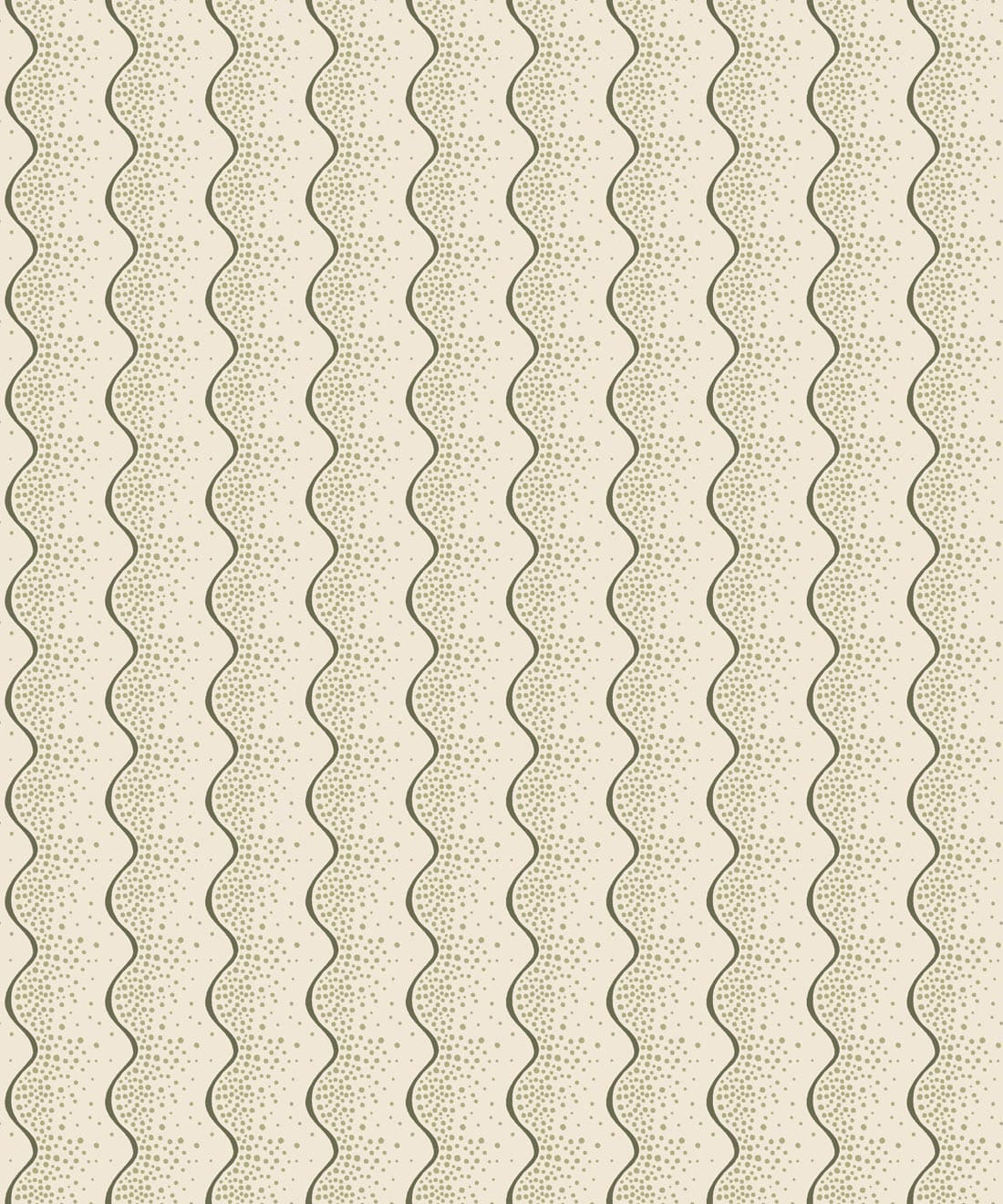 Shore Wallpaper - Colorway: Sage - Petite Prints - Stripes Collection - Swatch