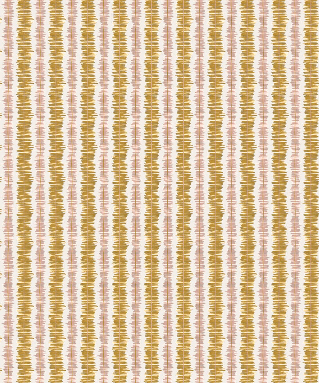 Stitch Wallpaper - Colorway: Golden - Petite Prints - Stripes Collection - Swatch