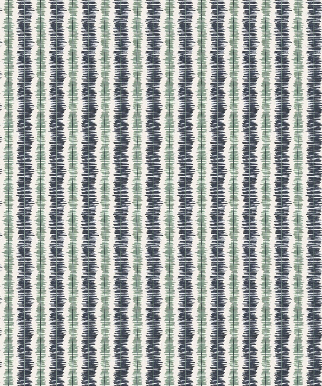 Stitch Wallpaper - Colorway: Indigo - Petite Prints - Stripes Collection - Swatch