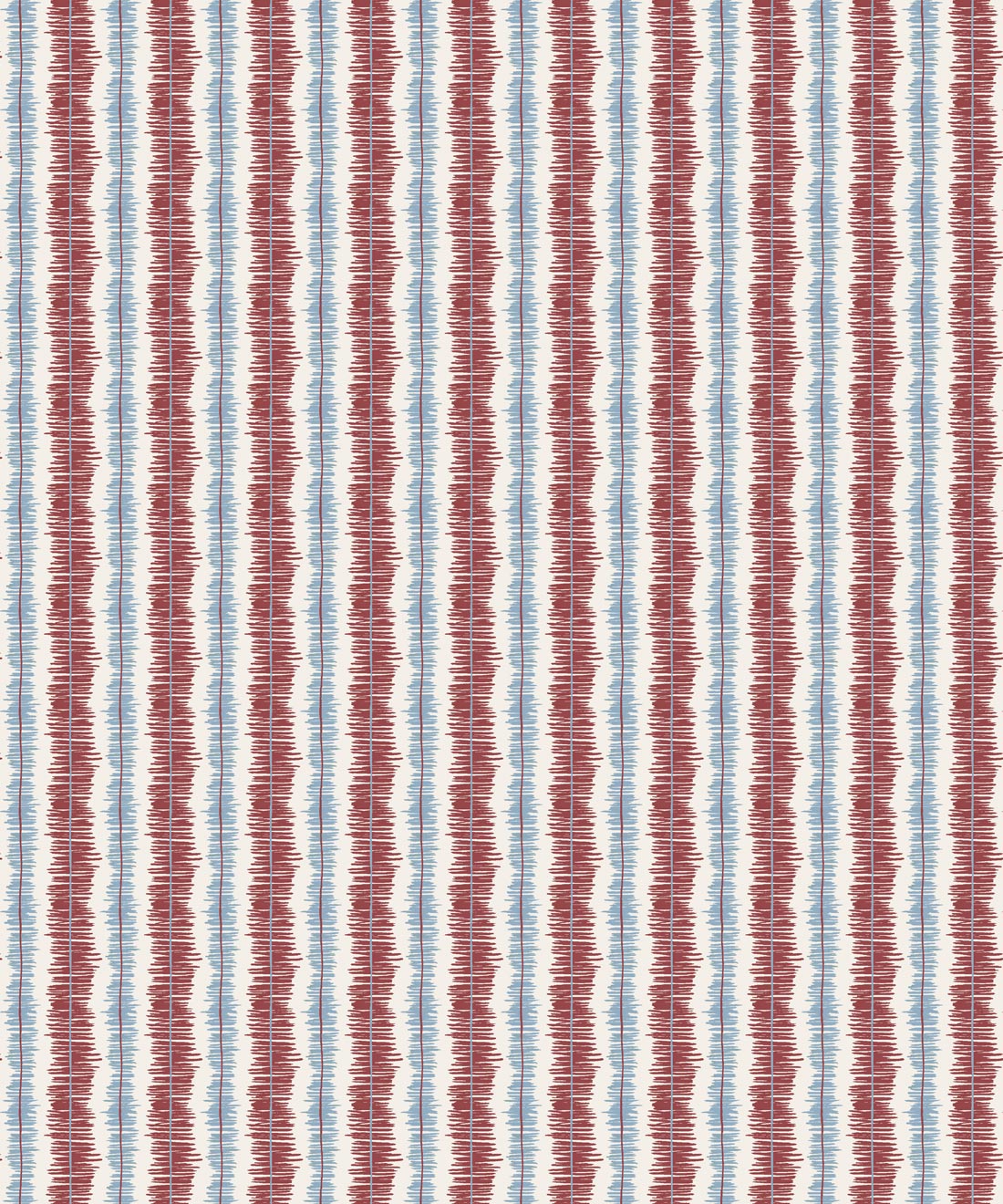 Stitch Wallpaper - Colorway: Nautical - Petite Prints - Stripes Collection - Swatch
