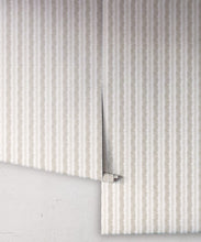 Load image into Gallery viewer, Stitch Wallpaper - Colorway: Rattan - Petite Prints - Stripes Collection - Roll