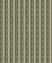 Load image into Gallery viewer, Twill Wallpaper - Colorway: Moss - Petite Prints - Stripes Collection - Swatch