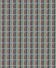 Load image into Gallery viewer, Twill Wallpaper - Colorway: Nautical - Petite Prints - Stripes Collection - Swatch