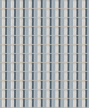 Load image into Gallery viewer, Twill Wallpaper - Colorway: Periwinkle - Petite Prints - Stripes Collection - Swatch