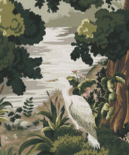 Load image into Gallery viewer, The Glenn Mural - Colorway: Dusk - Fable Collection by M&amp;K Studios - Swatch