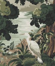 Load image into Gallery viewer, The Glenn Mural - Colorway: Evergreen - Fable Collection by M&amp;K Studios - Swatch