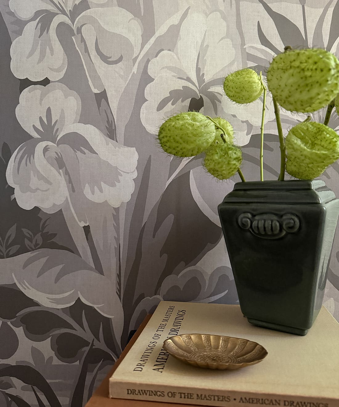 The Glenn Mural - Colorway: Mist - Fable Collection by M&K Studios - Insitu