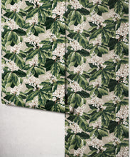 Load image into Gallery viewer, Horse Chestnut Wallpaper - Colourway: Forest - Roll