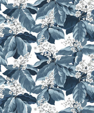 Load image into Gallery viewer, Horse Chestnut Wallpaper - Colourway: Indigo - Swatch