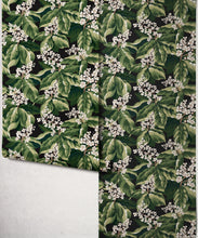 Load image into Gallery viewer, Horse Chestnut Wallpaper - Colourway: Night - Roll