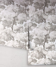 Load image into Gallery viewer, Great Oak Wallpaper - Colorway: Dove - Fable Collection by M&amp;K Studios - Roll