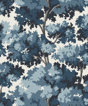 Load image into Gallery viewer, Great Oak Wallpaper- Colorway: Indigo - Fable Collection by M&amp;K Studios - Swatch
