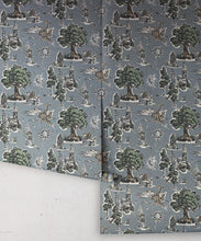 Load image into Gallery viewer, Dragon Realm Wallpaper - Colorway: Cornflower - Fable Collection by M&amp;K Studios - Roll