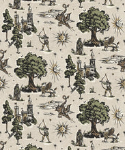 Load image into Gallery viewer, Dragon Realm Wallpaper- Colorway: Sage - Fable Collection by M&amp;K Studios - Swatch